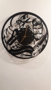 Zegar do salonu Barber Shop ,  salonu fryzierskiego .   